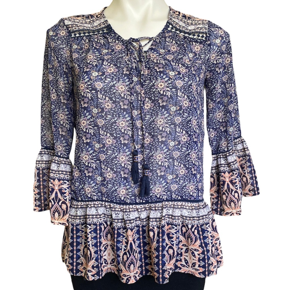 Floral Sheer Blouse